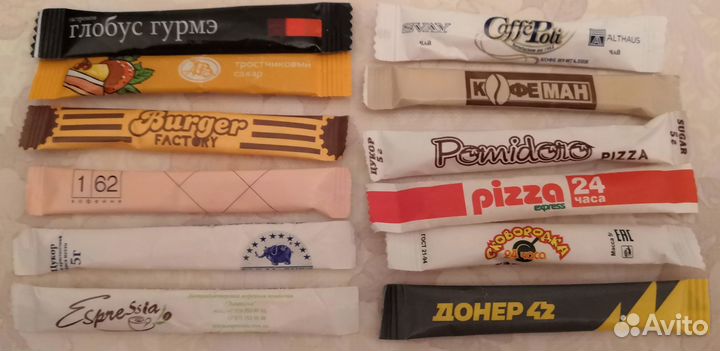 Сахар в стиках для коллекции 8