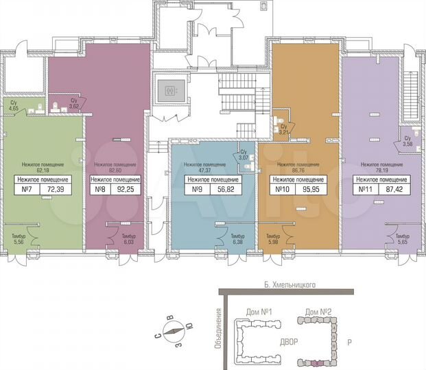 Продам офисное помещение, 104.21 м²