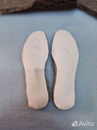 Стельки для обуви кожаные и меховые