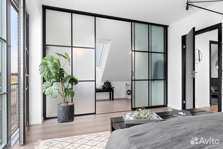 Раздвижные системы, межкомнатные перегородки