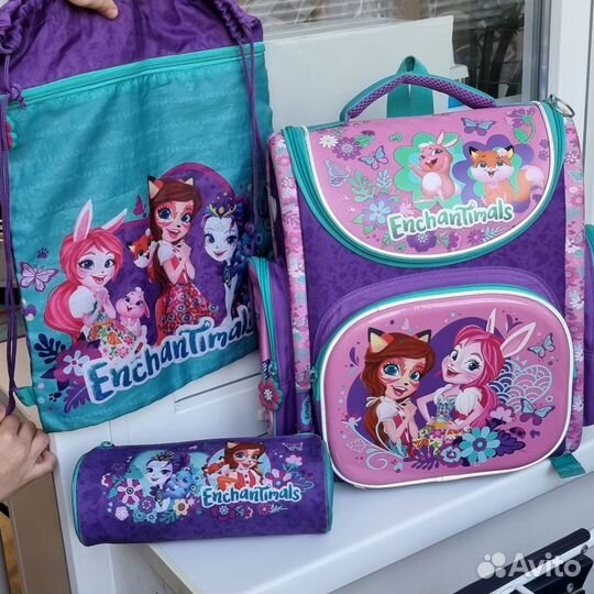 Портфель рюкзак школьный Enchantimals