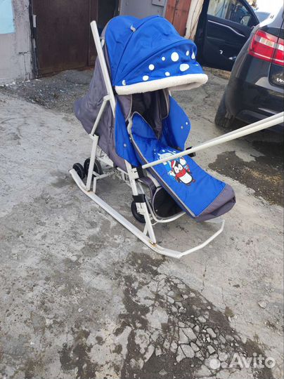 Коляска санки