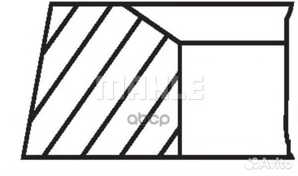 Кольца порш. MB 2.2/2.7/3.2 CDi OM611-OM613