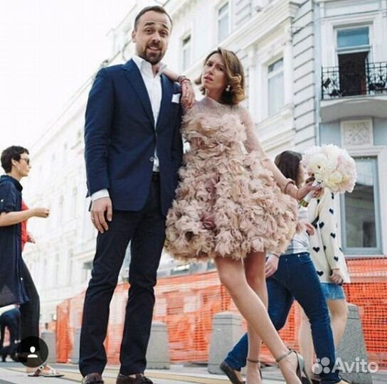 Короткое свадебное платье