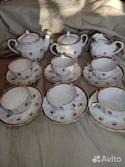 Чайный сервиз Вербилки 1954 год