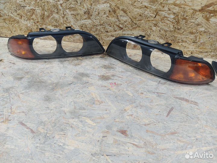 Стекла маски фар BMW E39 дорестайлинг