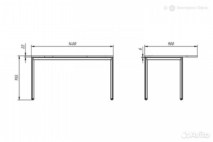 Стол письменный эргономичный правый Имаго-С са-2SD(R)