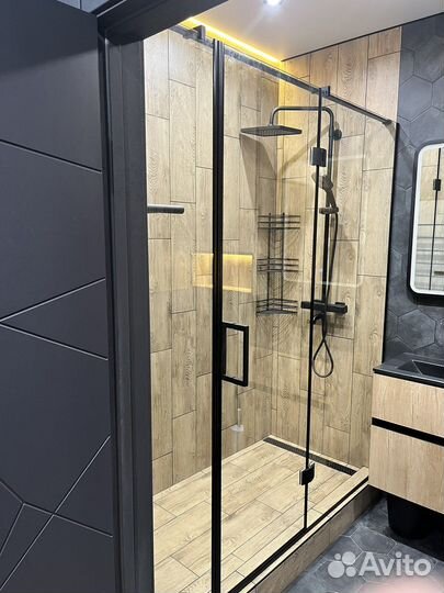 Душевые перегородки из закалённого стекла