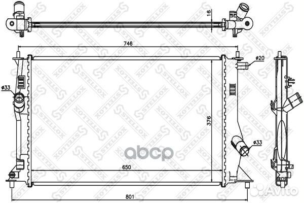 10-26698-SX радиатор системы охлаждения Mazda