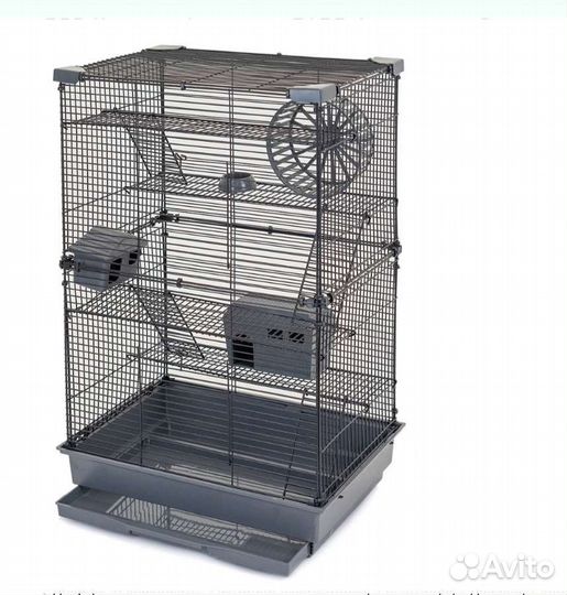 Переноска Клетка д/грызунов 4 этажа 42*30*h65см
