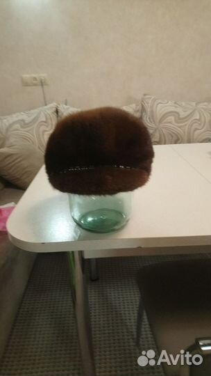 Шапка зимняя норковая женская