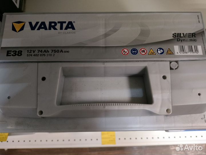 Аккумулятор varta Silver Dynamic 74 Ah (Испания)