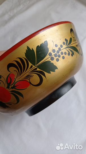 Деревянная посуда. хохлома