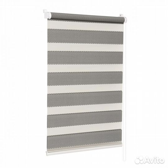 Штора рулонная День-И-Ночь Масо 57х160 см серый;