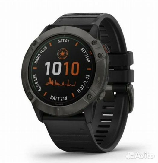 Часы Garmin fenix 6x pro solar titanium