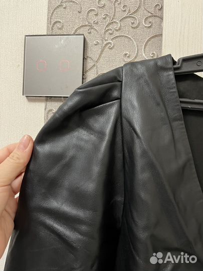 Кожаное платье zara
