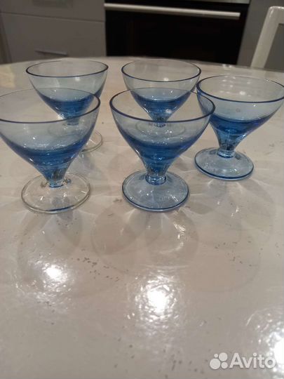 Рюмки ликерные, Богемия, Чехия. 1980- 1990г