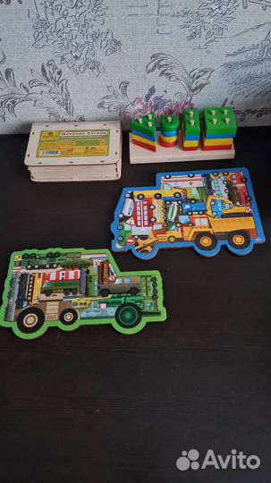 Развивающие деревянные игрушки