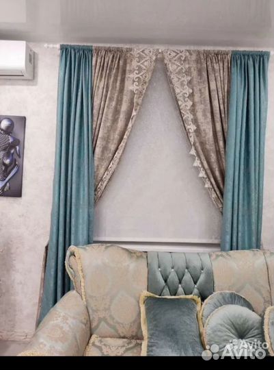 Шторы мраморные
