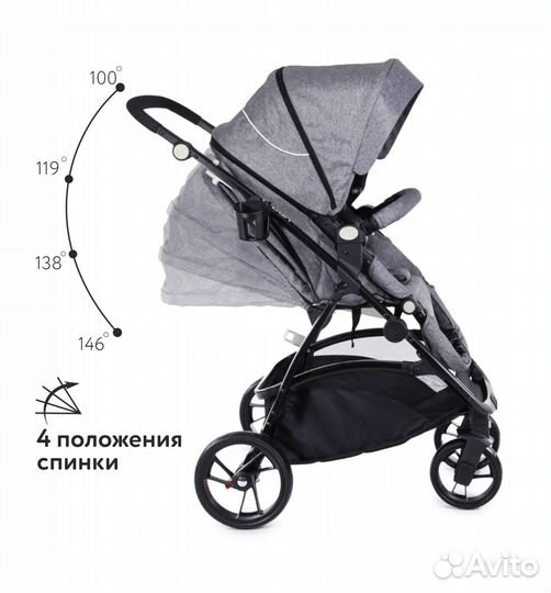 Коляска Babyton Urban Grey (новая)