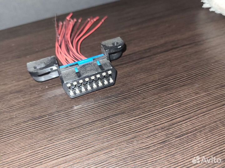 Разьем диагности 16 контактный с проводами