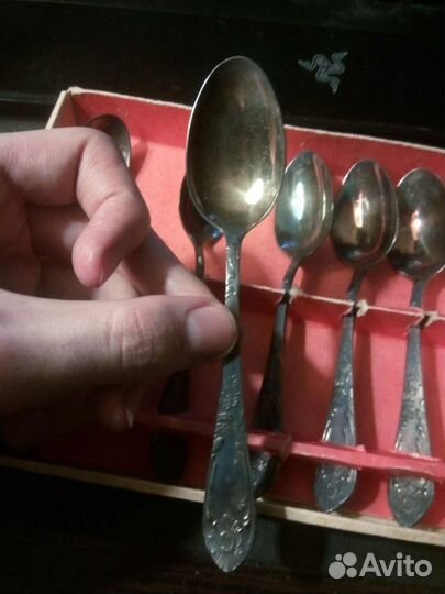 Подарочный набор чайных ложек СССР