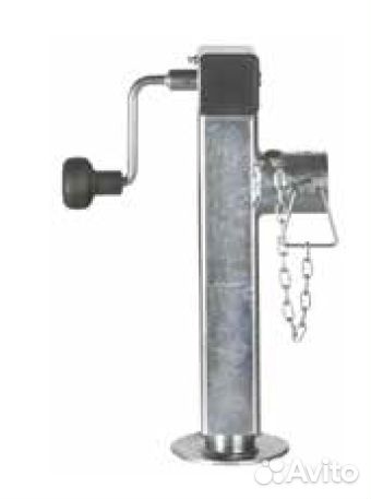 Опорная стойка для прицепа домкратная с фланцем, п