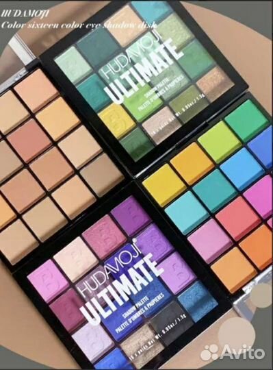 Палитра теней в ассортименте