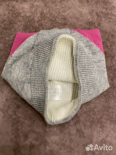 Комплект шапка и шарф для девочки