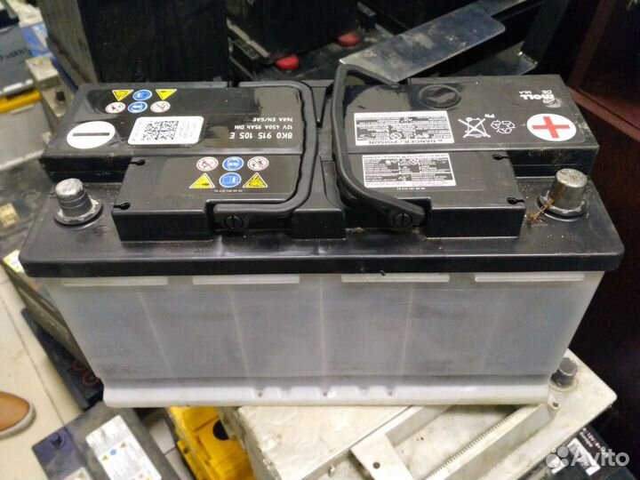 Аккумулятор 95 Ач бу moll акб