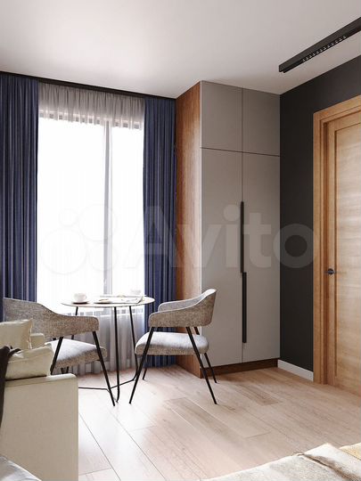 Апартаменты-студия, 18,4 м², 1/2 эт.