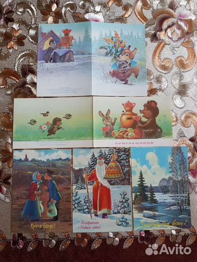 Редкие открытки В. Зарубина