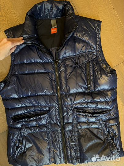 Пуховик rene lezard и жилетка boss