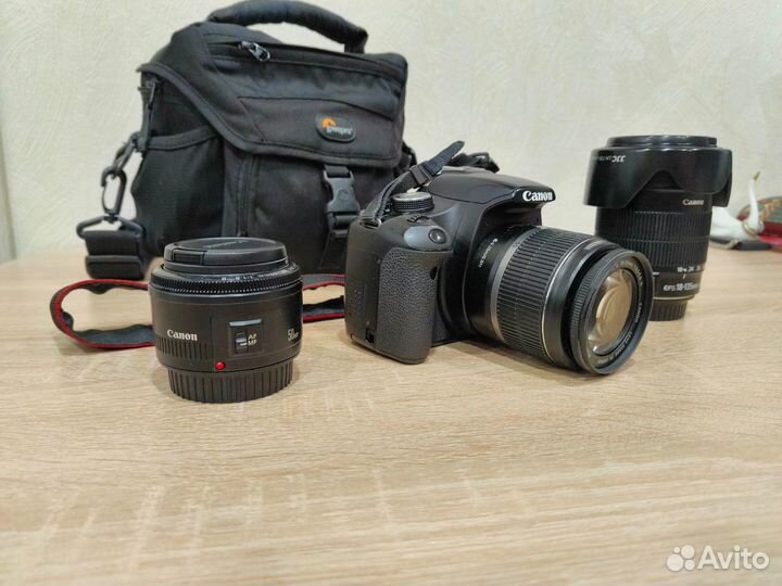 Canon EOS 500D и 2 объектива