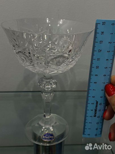 Хрусталь бокалы,пепельницы,вазы,фруктовницы чехия
