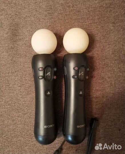 Шлем sony ps4 vr+ move+aim+игры