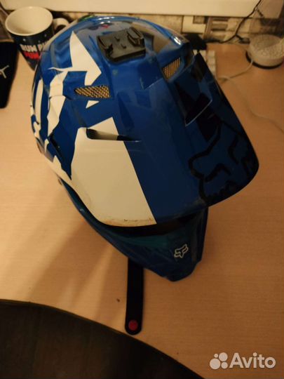 Шлем для мотокросса с очками