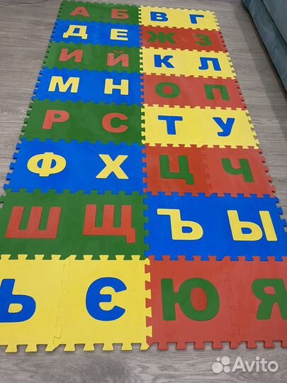 Пазлы мягкий пол алфавит дорожка коврик