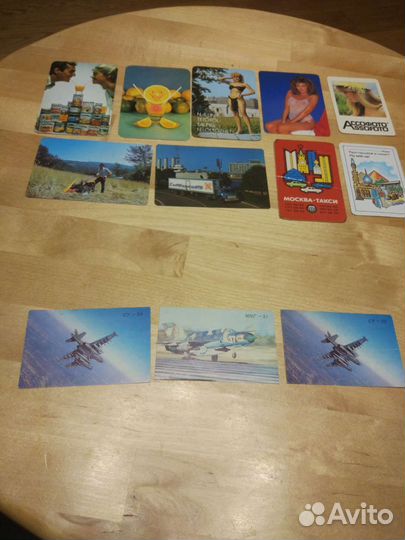 Календарики карманные СССР