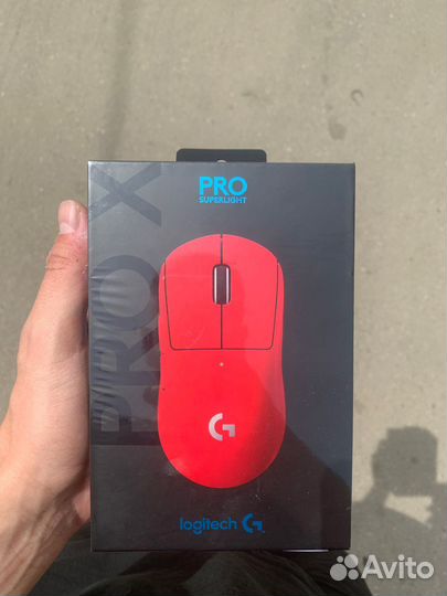 Logitech g pro x superlight red edition