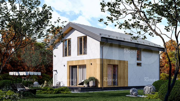 Дом 176,8 м² на участке 10 сот.