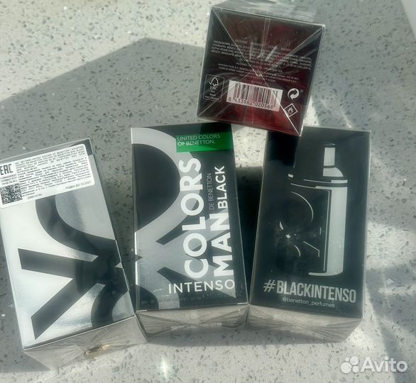 Мужские духи Colors de Benetton Black Intenso