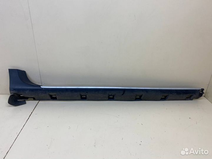 Накладка на порог наружная Renault Duster 2012