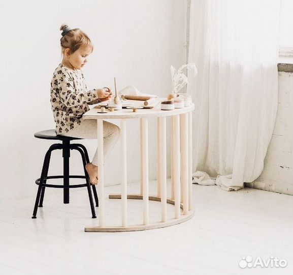 Детский столик - кроватка 3в1