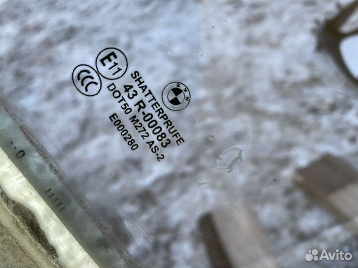 Стекло заднее левое бмв 3 серии Е90 седан