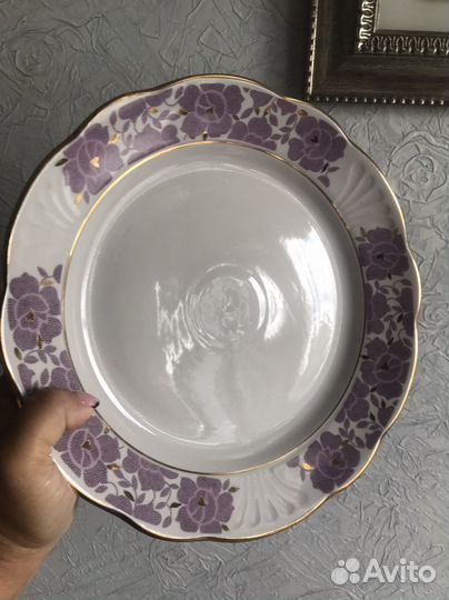 Тарелка для нарезки Рижский фарфор