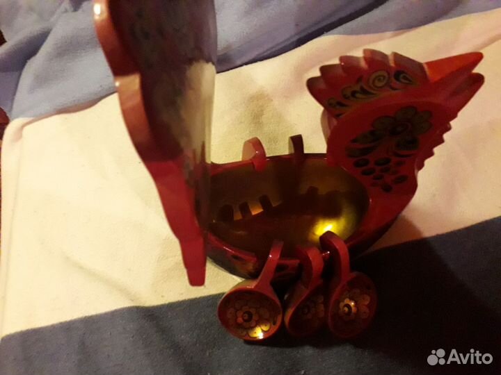 Хохлома братина с 6 ковшами