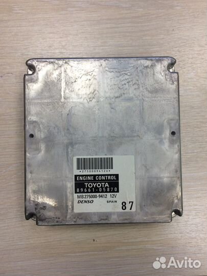 Блок управления двигателем эбу Avensis 2003-2008