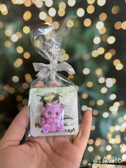 Мыло ручной работы с магнитиком новый год