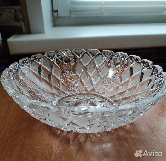 Вазы для фруктов и цветов, хрусталь